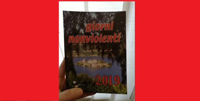 Agenda Giorni Nonviolenti 2019