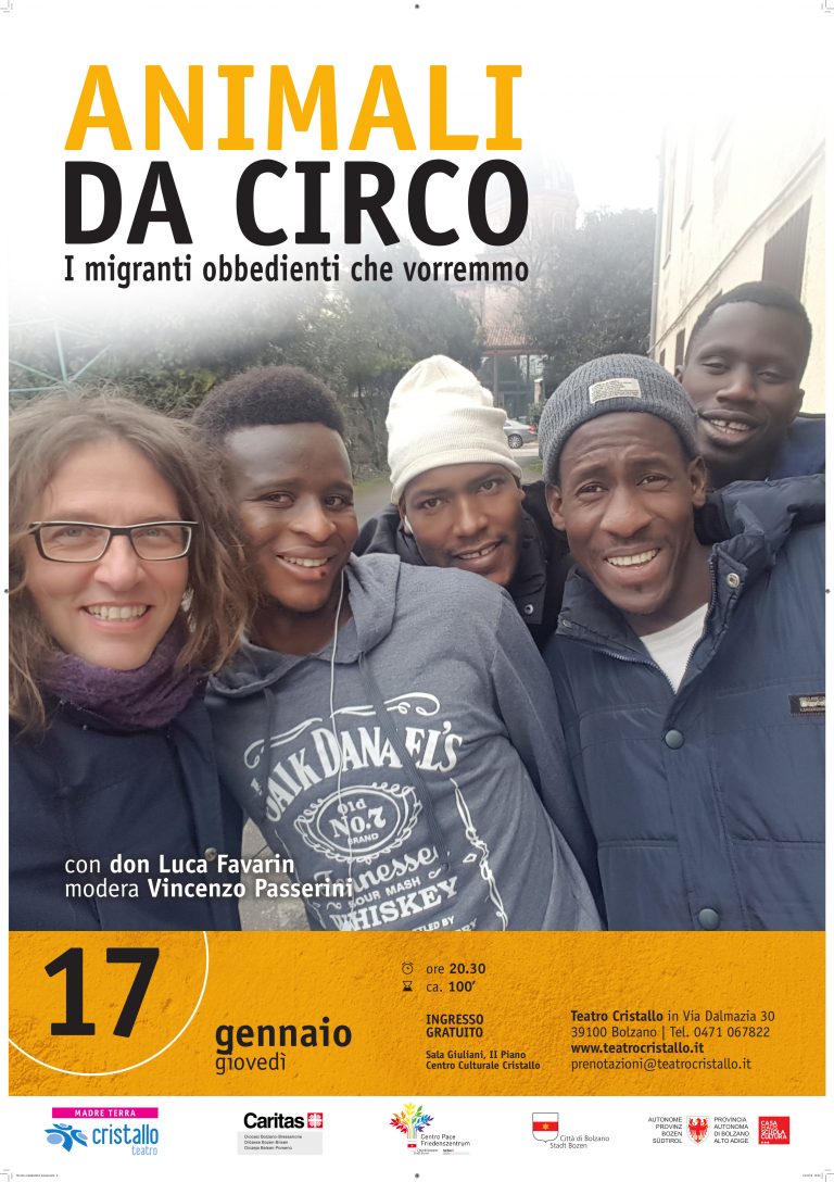 Madre Terra: don Luca Favarin presenta il suo libro “Animali da circo. I migranti obbedienti che vorremmo”
