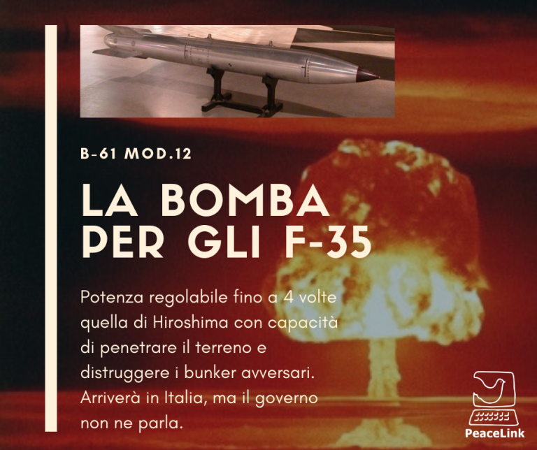 Presto avremo in Italia gli F-35 con la bomba atomica