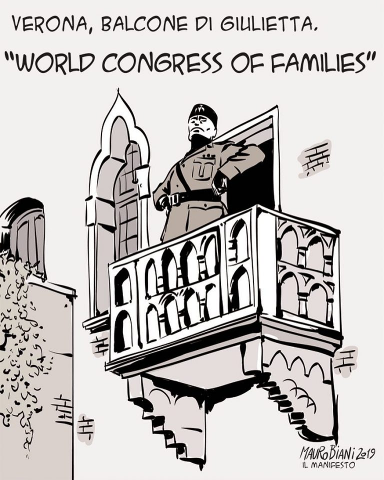 “Non una di meno” a Verona contro il Congresso mondiale delle famiglie