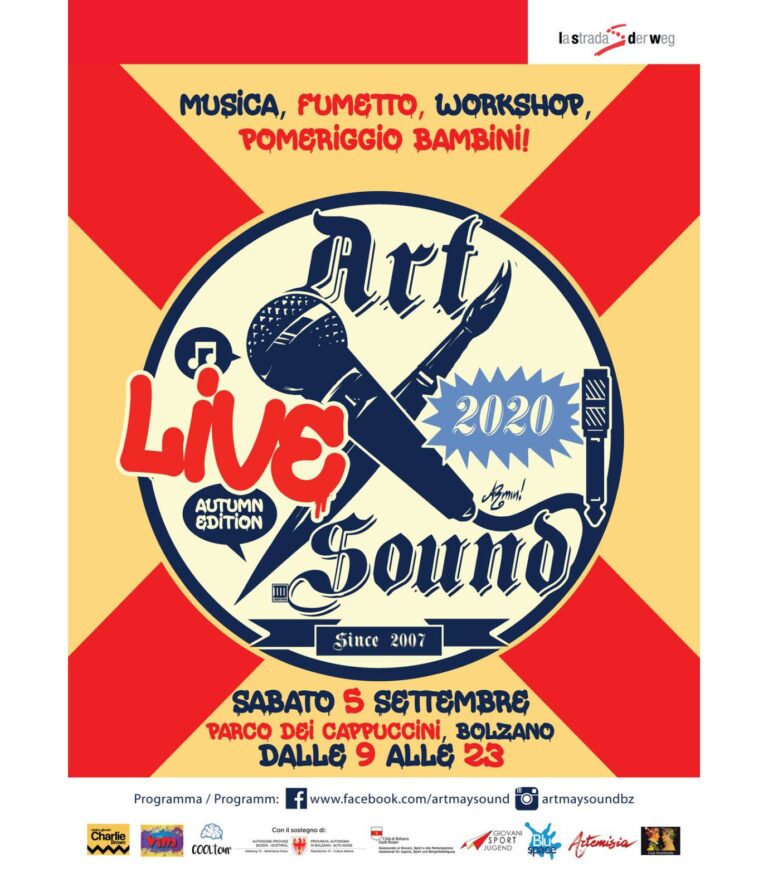 5 settembre 2020: A Bolzano torna ArtLiveSound