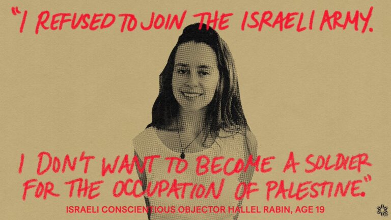 Amira Hass: Hallel Rabin rifiuta il servizio militare e sceglie la prigione
