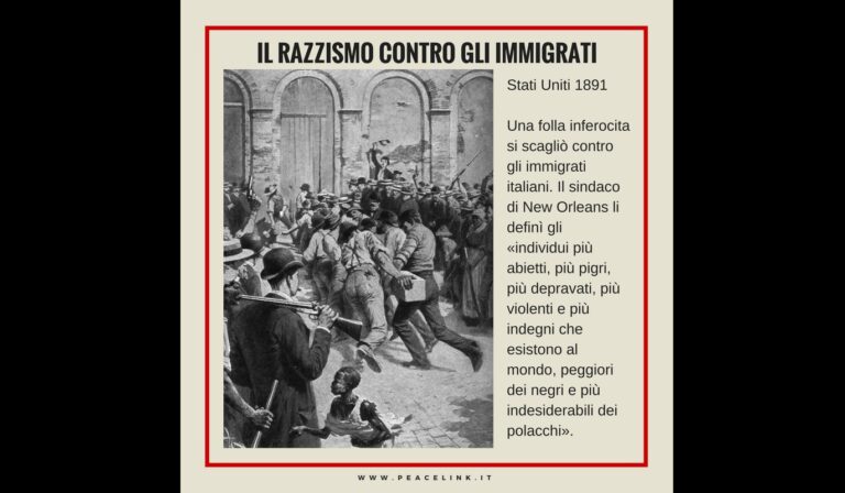 New Orleans 1891: Il razzismo contro gli immigrati (A. Marescotti)