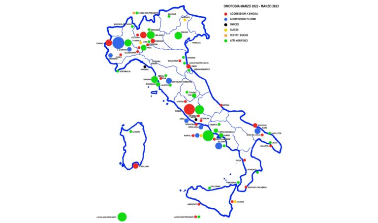 Cronache di ordinaria omofobia Report da aprile 2022 a marzo 2023