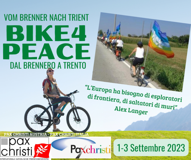 Bike4peace… a Bolzano/Visitazione sabato 2! (don Paolo Zambaldi)