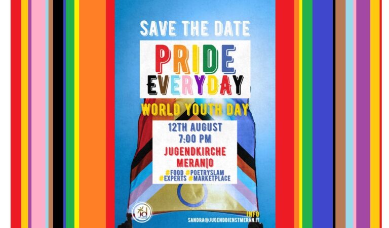 Pride everyday: a Merano il 12 agosto 2024!