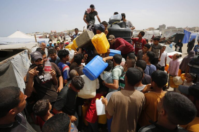 Israele usa l’acqua come arma del suo Genocidio a Gaza