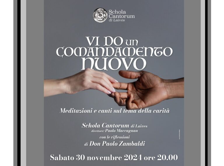 Meditazioni e canti sul tema della carità (Sabato 30 novembre, Visitazione, BZ)