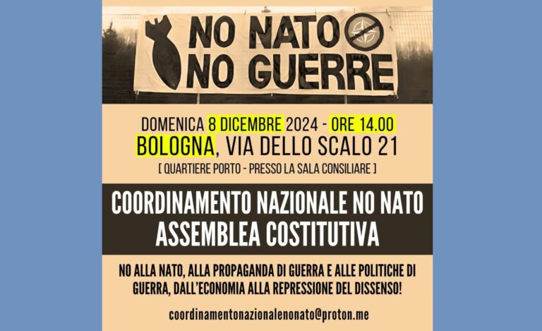 Nasce un Coordinamento No NATO (P. Boylan)